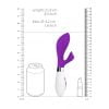 Luna - Achelois Oplaadbare vibrator - Paars