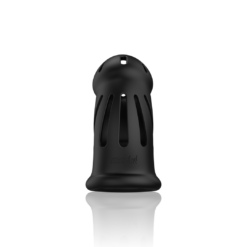 Model 27 - Ultra Soft Silicone Chastity Cage - Zwart