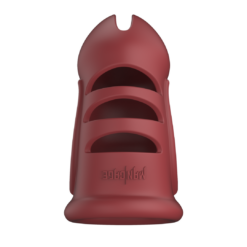Model 28 - Ultra Soft Silicone Chastity Cage - Rood