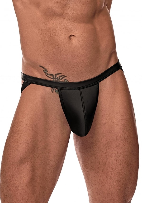 Male Power – Strappy Ring Jock - Zwart