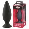 Malesation - Siliconen Butt Plug small - Zwart