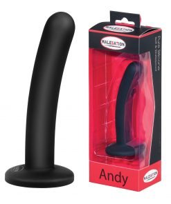 Malesation – Gladde P-spot Dildo ANdy 12.5 cm – Zwart