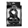 Master Series - Squeeze My Sack Ballstretcher - Zwart