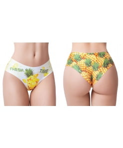 Memème - Fresh Summer Pineapple - Naadloze Slip