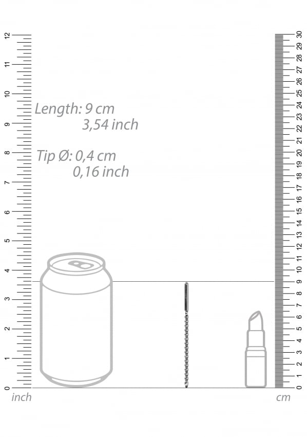 Metalen Beginners Penis Plug 4 mm