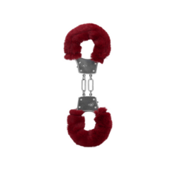Metalen Handboeien Fluffy - Rood