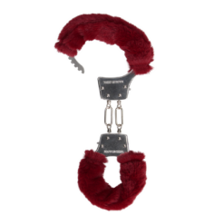 Metalen Handboeien Fluffy - Rood