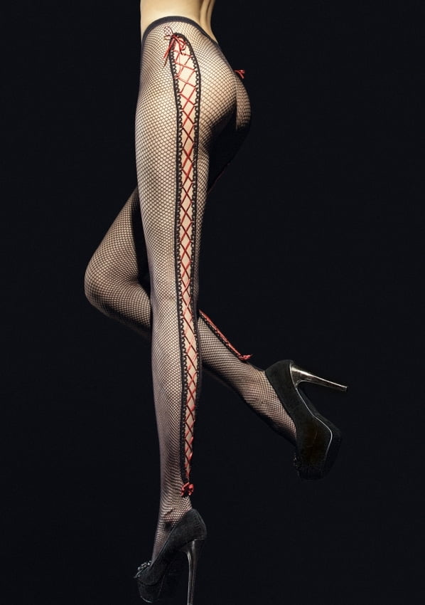 Fiore - Invito Panty 40 den - Zwart