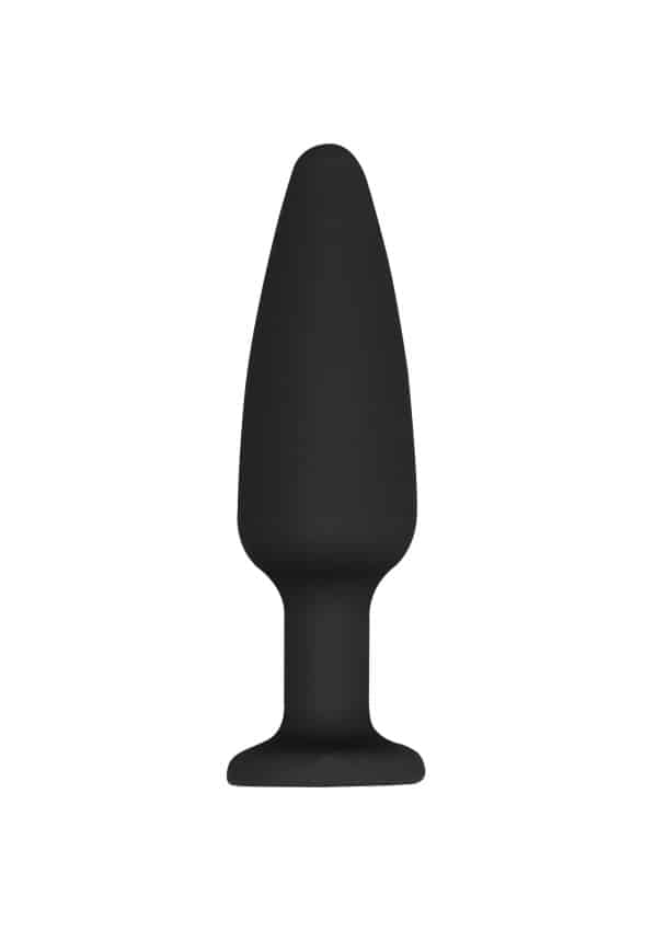 Ouch - Kegelvormige Diamond Butt Plug - Zwart