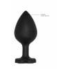 Ouch Regular Diamond Buttplug met steentjes – Small