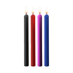 Teasing Wax Kaarsen - 4 Stuks - Groot - Multicolor