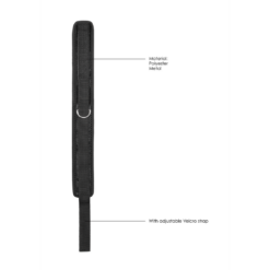 Velvet Verstelbare Halsband met Lijn