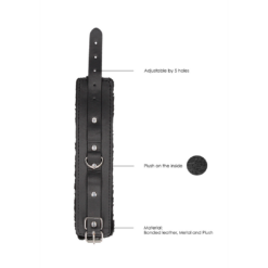 Pluche Gelijmde Leren Handboeien