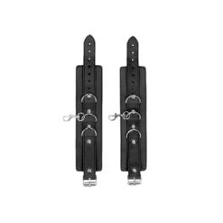 Gebonden Leren Halsband met Handboeien