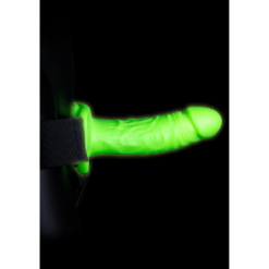 Realistische Strap-On Harnas - Glow in the Dark - 7 / 18 cm