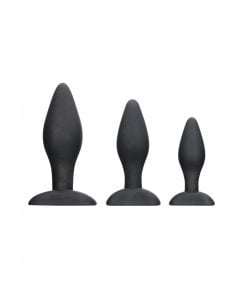 Ouch! - Apex Buttplug Set - Zwart