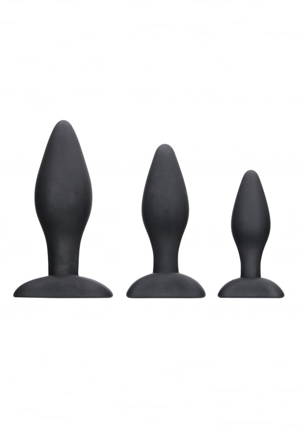 Ouch! - Apex Buttplug Set - Zwart