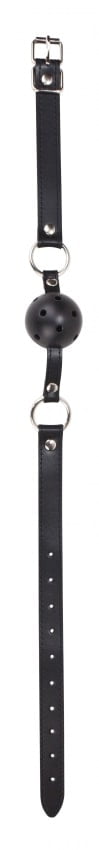 Ouch Ball Gag met Gaten – Zwart