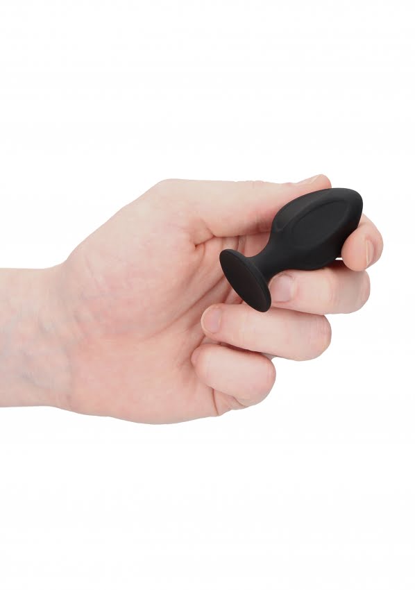 Ouch! - Diamond Shape Butt Plug Set - Zwart