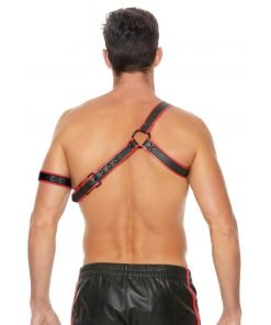 Ouch - Gladiator harnas One Size - Rood