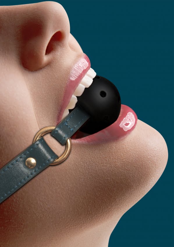 Ouch Halo - Ballgag met gaten - Groen