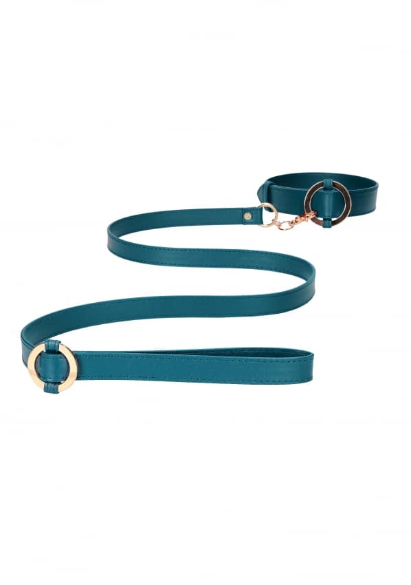 Ouch Halo - Luxe Collar met Riem - Groen