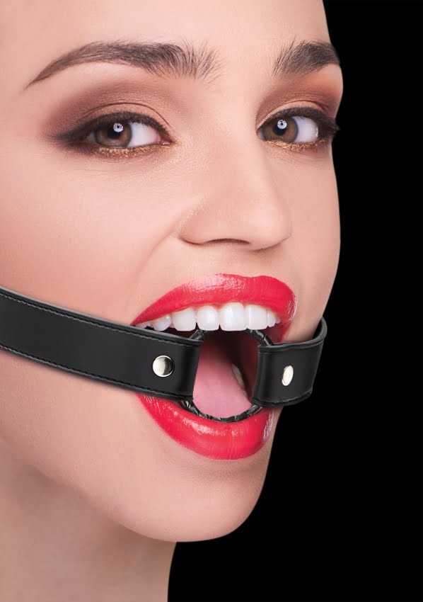 Ouch - Lederen O ring gag
