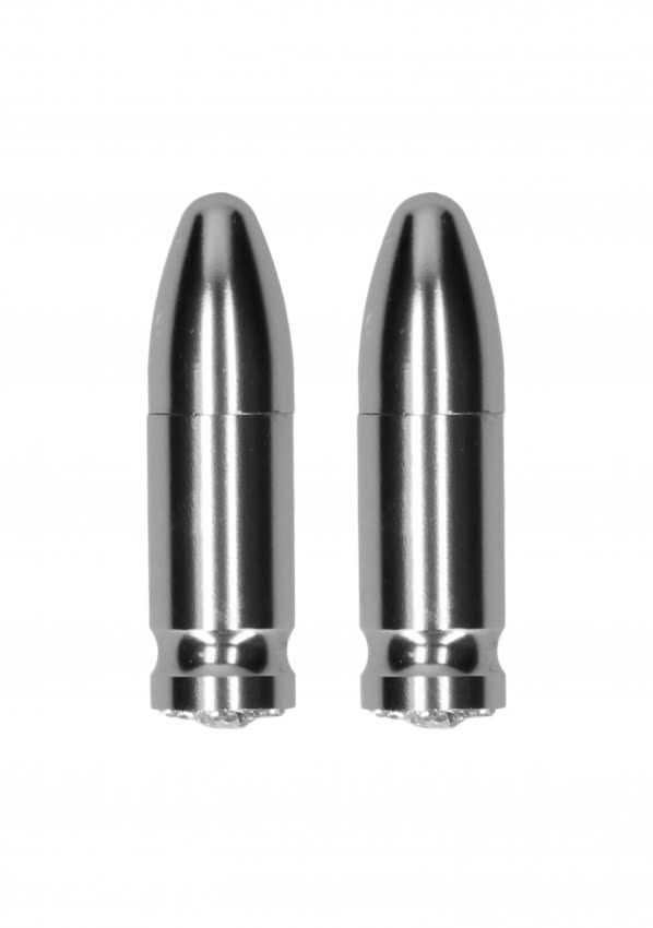 Ouch - Magnetische Tepelklemmen - Bullet - Zilver