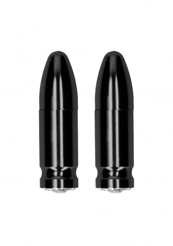 Ouch - Magnetische Tepelklemmen - Bullet - Zwart