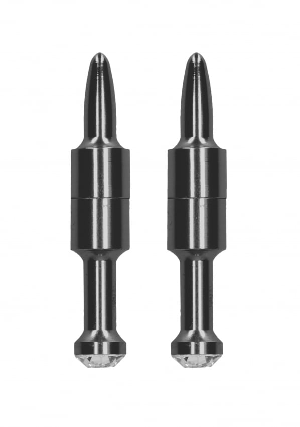 Ouch - Magnetische Tepelklemmen - diamant pen - grijs