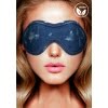 Ouch Oogmasker van denim Ruwe denimstijl - Blauw