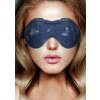 Ouch Oogmasker van denim Ruwe denimstijl - Blauw