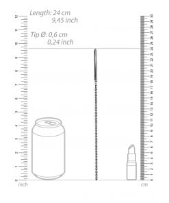 Ouch - RVS Geribbelde dilator - 6 mm