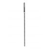 Ouch - RVS Geribbelde dilator - 8mm