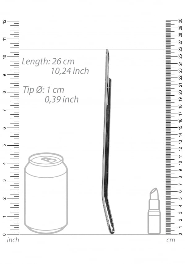 Ouch - RVS Urethral Sounding Dilator - 10mm
