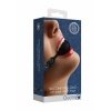 Ouch Siliconen Ball Gag - Met Ruwe Denim Bandjes - Blauw