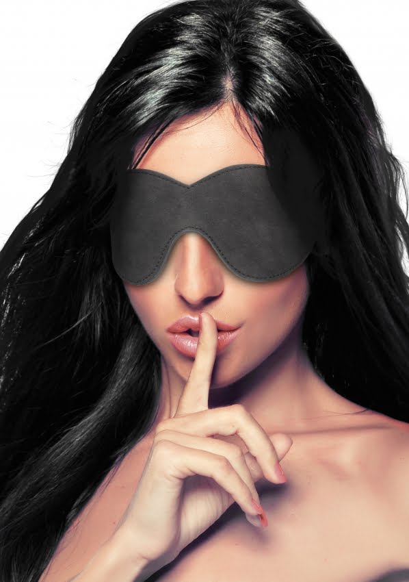 Ouch - Verstelbaar oogmasker met diamantjes