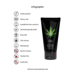 CBD Cannabis Waterbased Glijmiddel - 2 fl oz / 50 ml