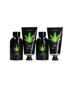 CBD - Bad en douche - Luxe reisset - Groene thee hennepolie