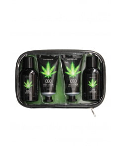 CBD - Bad en douche - Luxe reisset - Groene thee hennepolie