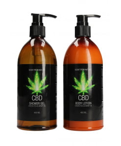 CBD - Bad en douche - Luxe verzorgingsset - Groene thee hennepolie