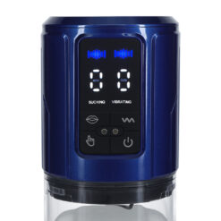 UltraLift - Automatische Waterdichte Masturbator Pomp - Metallic Blauw
