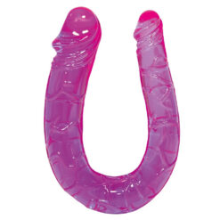 Paarse Dubbel Penetratie Dildo