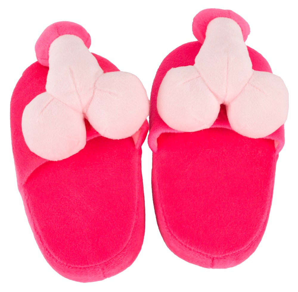 Penis Pantoffels in het Roze
