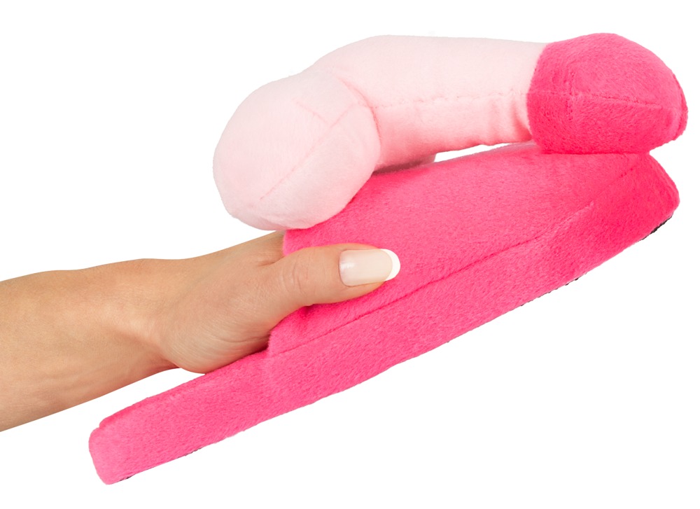 Penis Pantoffels in het Roze
