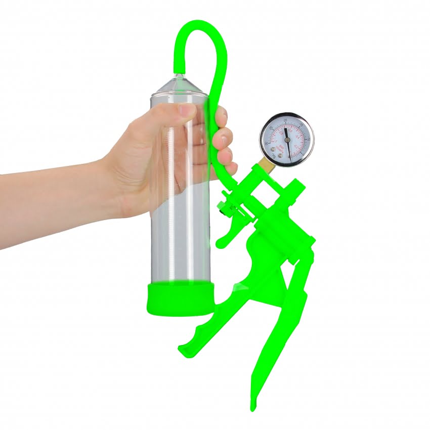 Penispomp met drukmeter