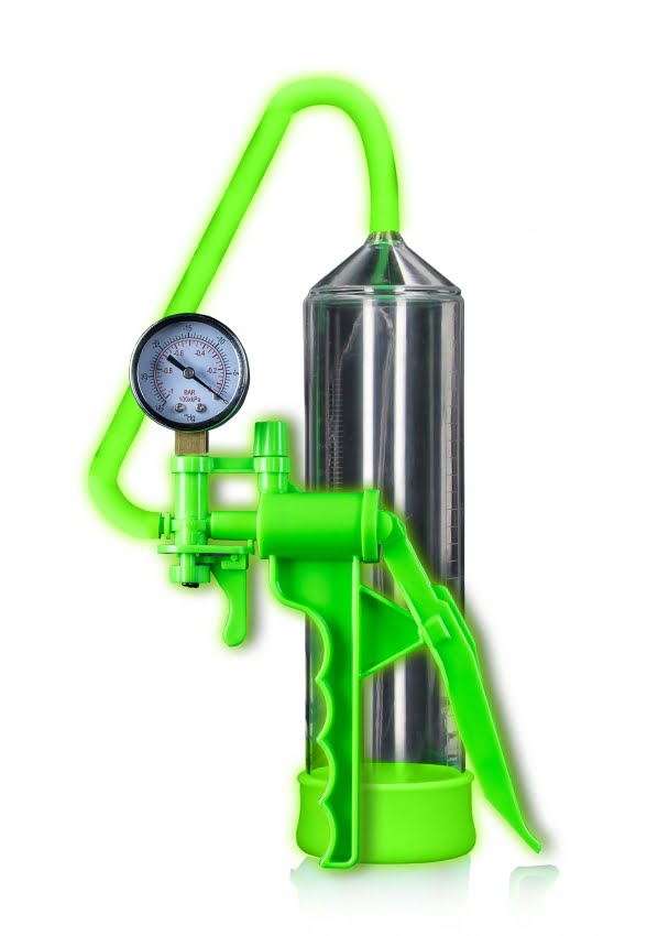 Penispomp met drukmeter