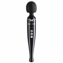 Pixey Deluxe Oplaadbare Wandvibrator – Black Chrome