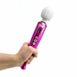 Pixey Deluxe Oplaadbare Wandvibrator – Pink Chrome