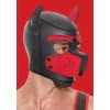 Puppy Play Neopreen Masker - Rood